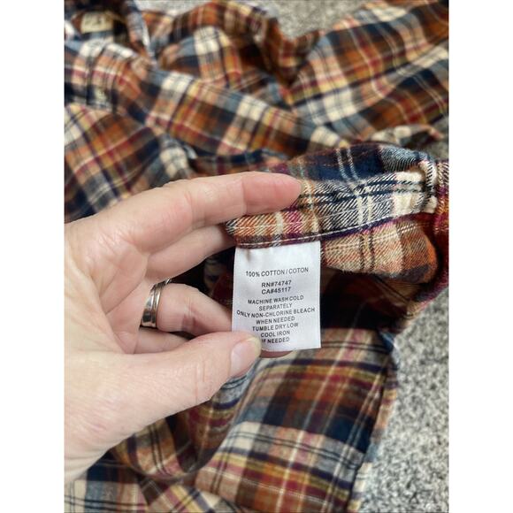 Redhead Men’s Button-down Plaid Flannel Shirt Size 4XL - Picture 7 of 7